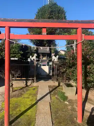 溝沼氷川神社の鳥居