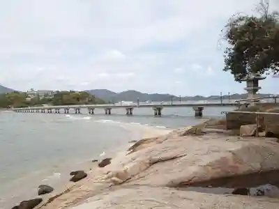 八百富神社の周辺