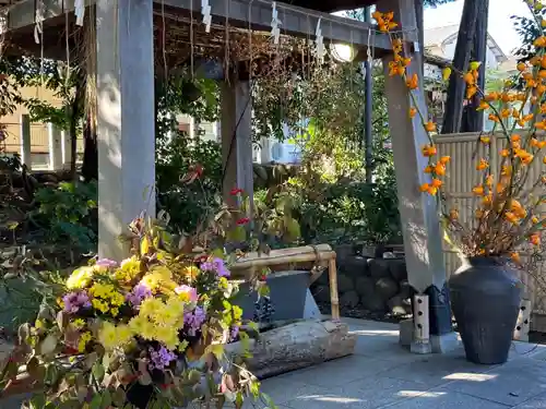 東海市熊野神社の手水舎