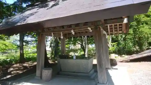 栗沢神社の手水舎