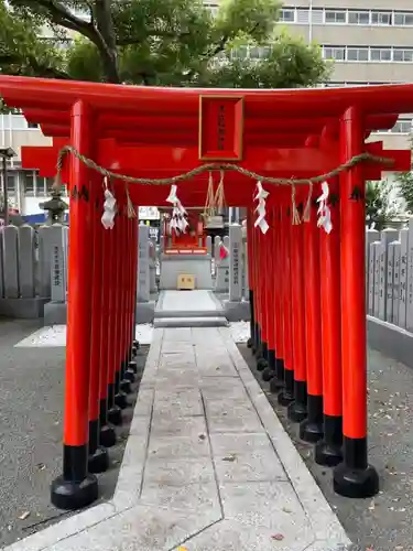 開口神社の鳥居