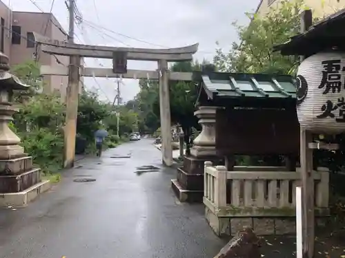 許波多神社（小幡東中鎮座）の鳥居