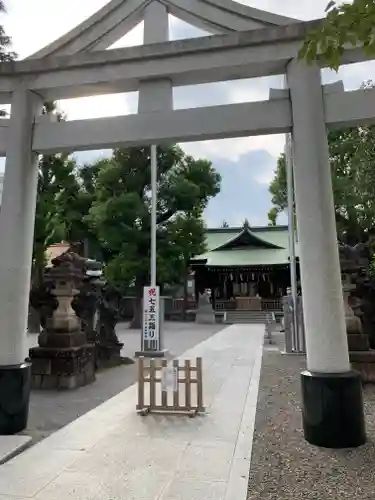 お三の宮日枝神社の鳥居