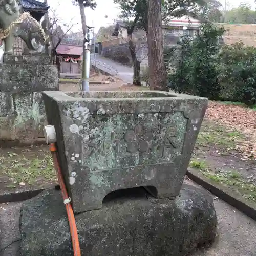 室菅原神社の手水