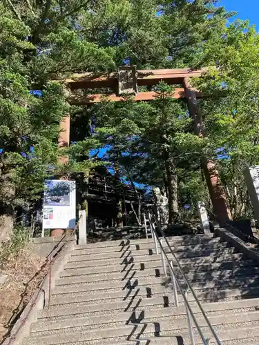 石鎚神社　土小屋遥拝殿の鳥居