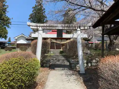 上洗馬神社の鳥居