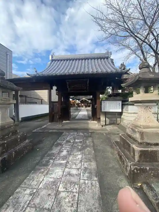 安長寺の山門・神門