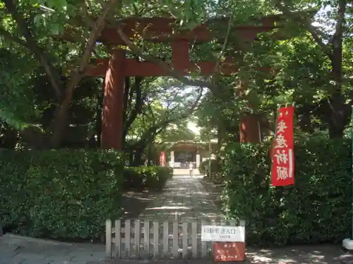 蒲田八幡神社の鳥居