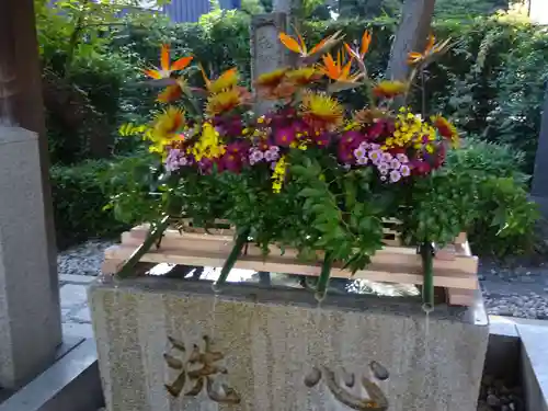 松陰神社の手水