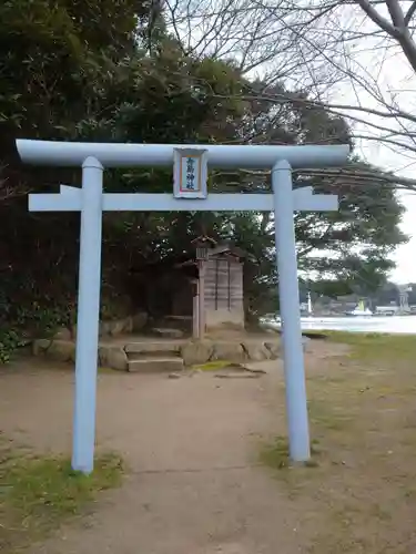 舟島神社の鳥居