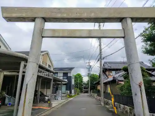 中杜神社（中杜天神社）の鳥居