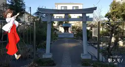 川端稲荷神社の鳥居