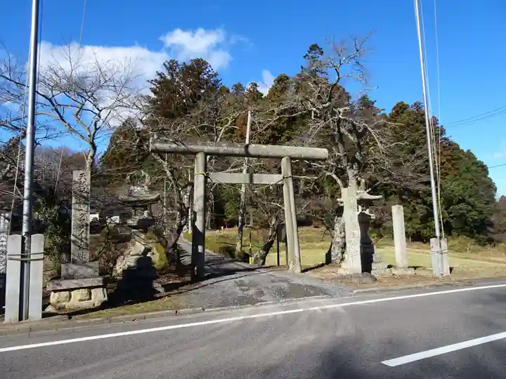 鹿島大神宮の鳥居