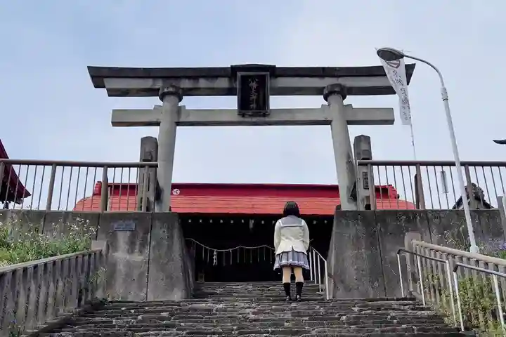 上野国一社八幡八幡宮の鳥居