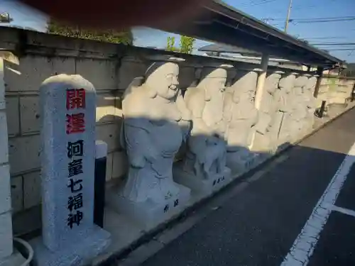 河童神社の像