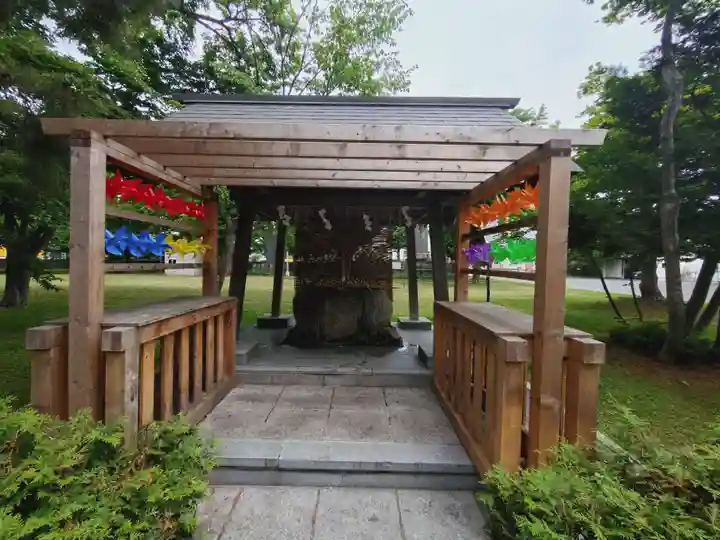 当別神社の手水舎