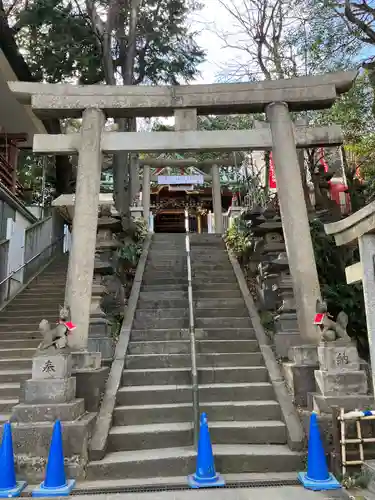 王子稲荷神社の鳥居