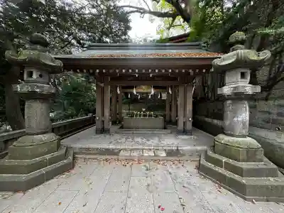 江島神社の手水舎