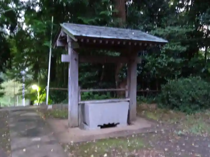 大谷八幡宮の手水舎