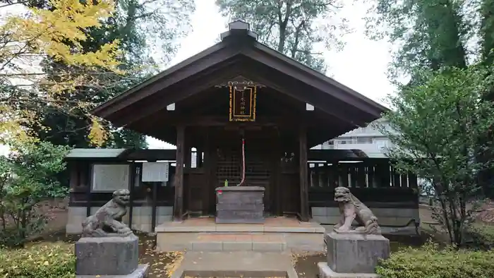 大間木氷川神社の本殿