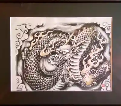 毛谷黒龍神社の芸術