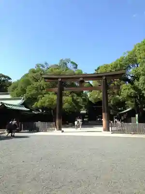 明治神宮の鳥居