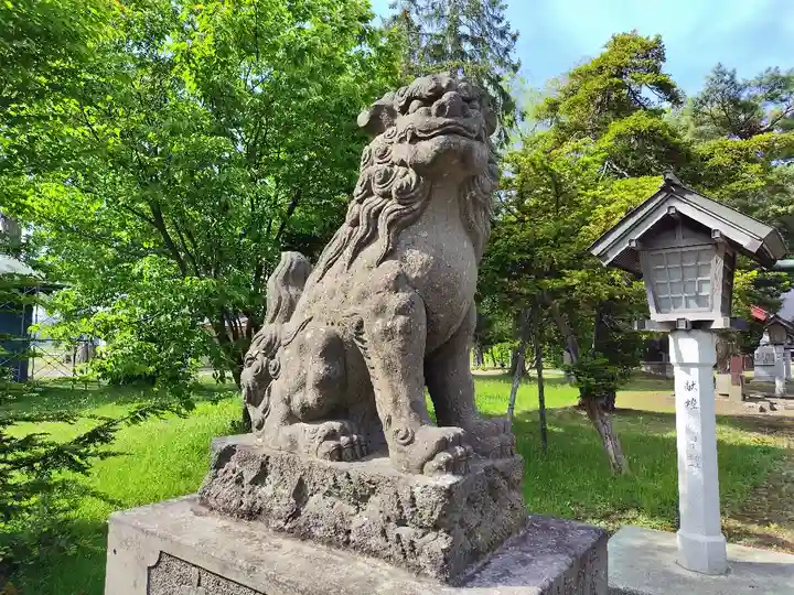 新十津川神社の狛犬