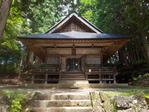 戸隠神社火之御子社の本殿