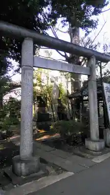 下石神井御嶽神社の鳥居