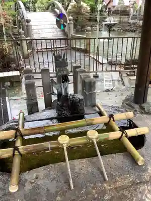 神明大一社の手水舎