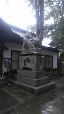 戸上神社の狛犬