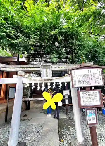 川越熊野神社の鳥居