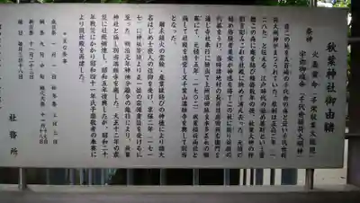 秋葉神社の歴史