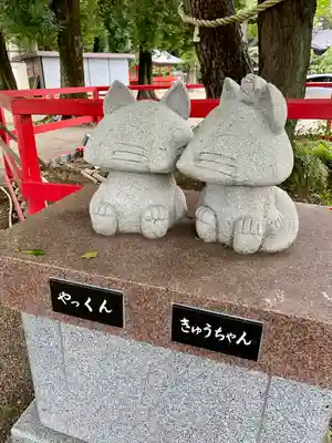 箭弓稲荷神社の狛犬