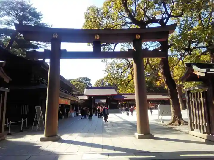 明治神宮の鳥居