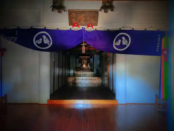 八幡社の本殿・本堂