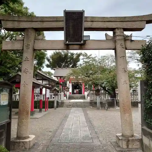 元郷氷川神社の鳥居