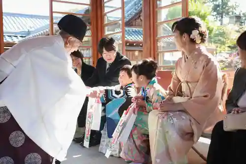 沙沙貴神社の七五三参