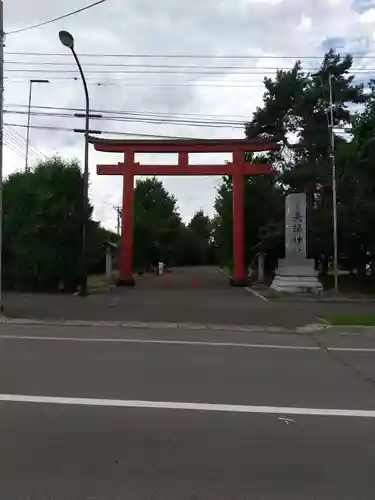 美瑛神社の鳥居