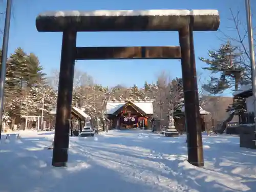 留辺蘂神社の鳥居
