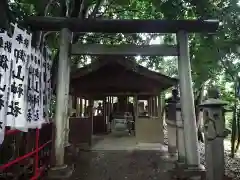 山神社・お福稲荷社・白龍大神の鳥居