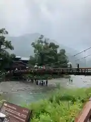 穂高神社奥宮の周辺