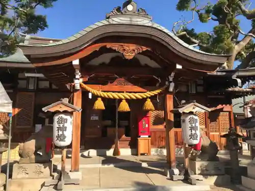 比枝神社の本殿