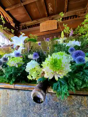 國魂神社の手水舎