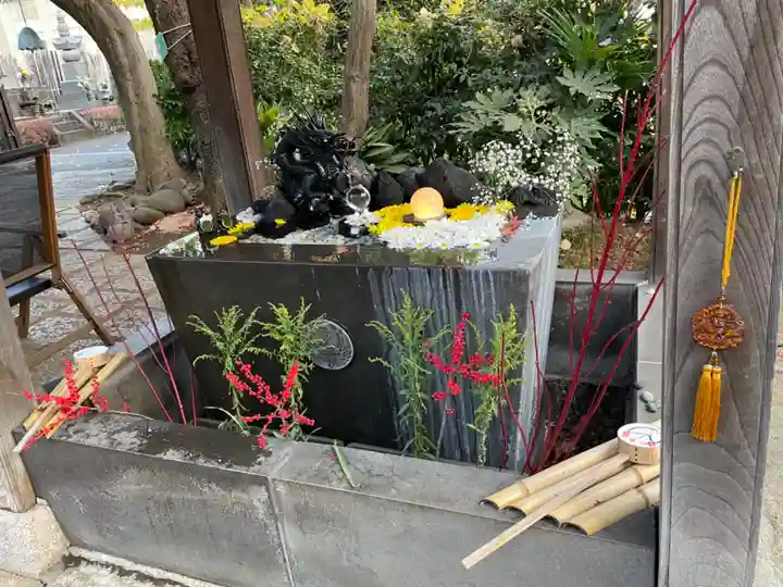 法輪寺の手水舎