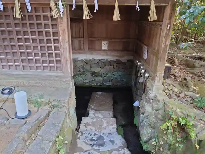 宇治上神社の手水舎