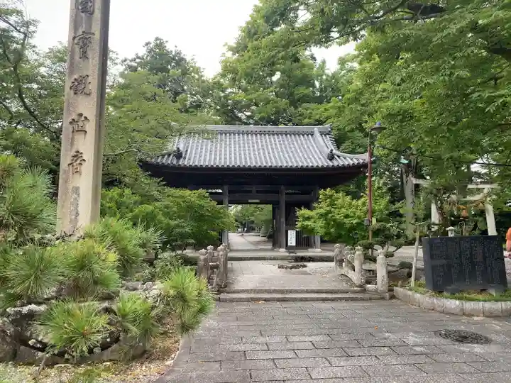 渡岸寺観音堂(向源寺)の山門・神門