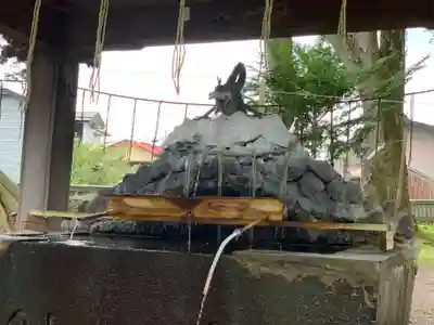 小室浅間神社の手水舎
