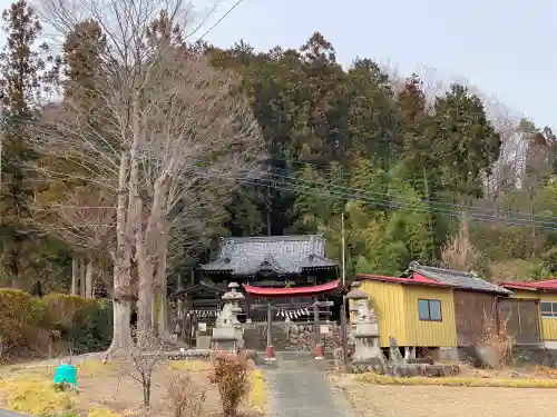 上蒔田椋神社の景色