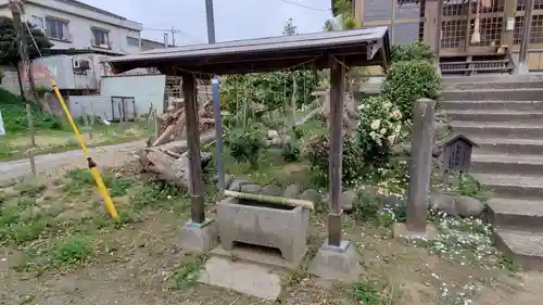 立嶋水神社の手水舎